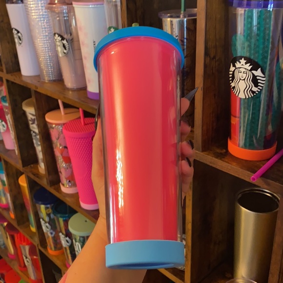 Neon Pink Starbucks Logo - Picture 6 of 9